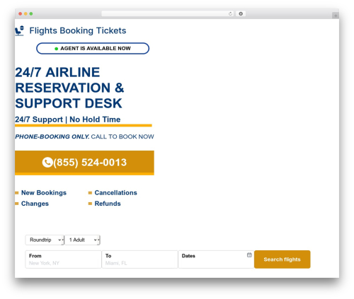 Flights engine WordPress plugin - flightsbookingtickets.com
