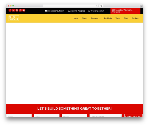 Astra theme WordPress - seoshout.com