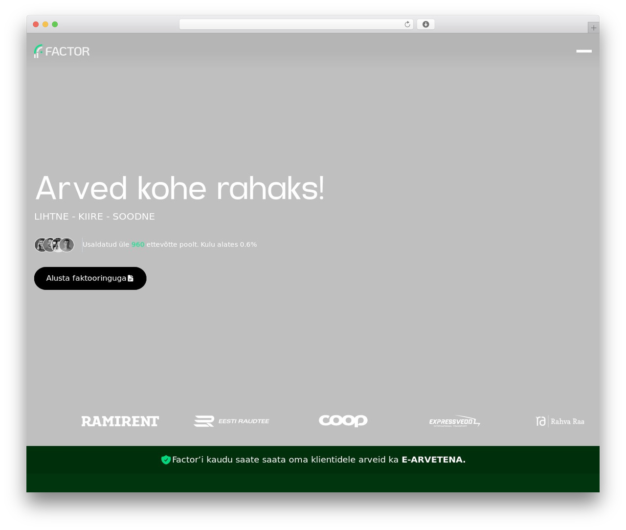 Factor Web Theme WordPress theme - factor.ee Factor Web Theme WordPress theme - factor.ee