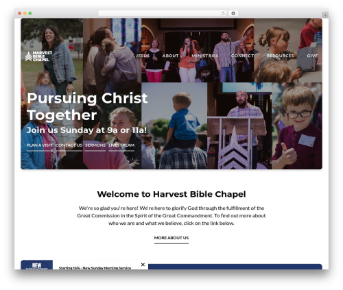 Float WP theme - harvestdesmoines.org