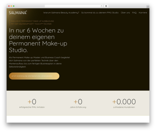 Hello Elementor theme WordPress - salmana-beauty-academy.de