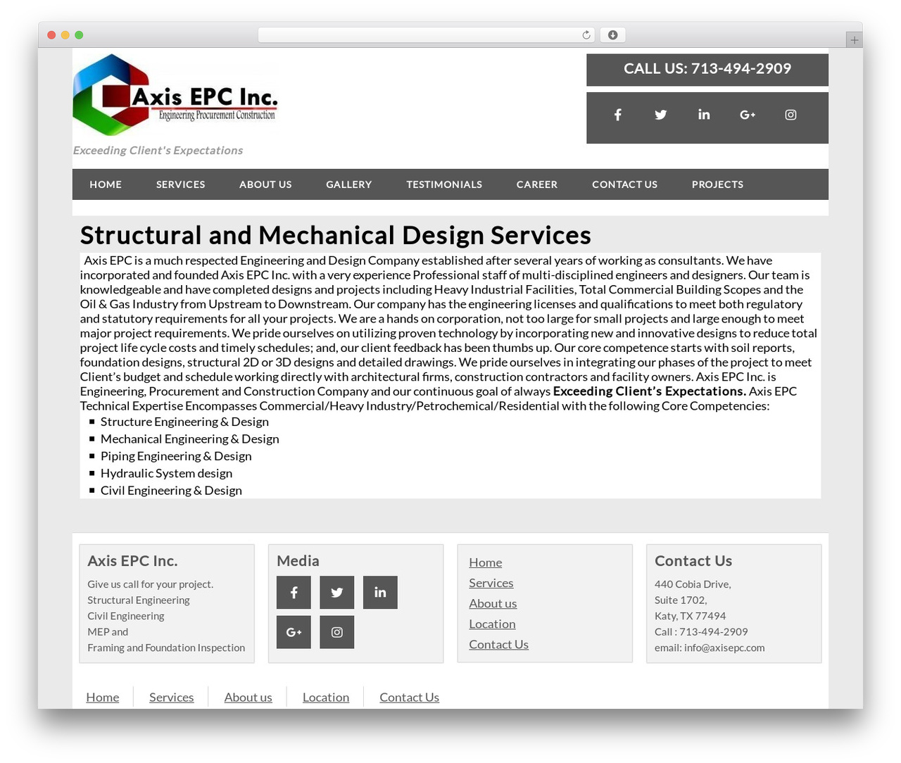Minimize theme WordPress - axisepc.com