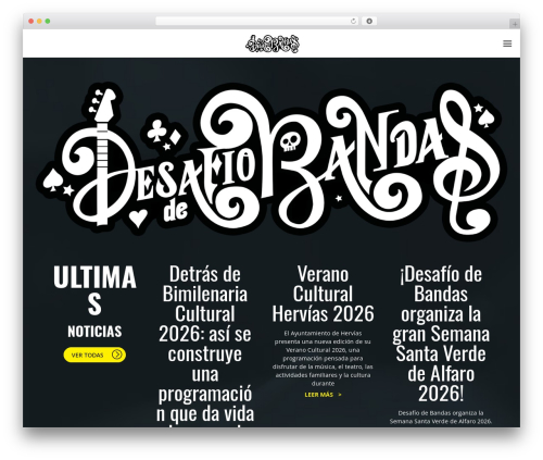 Odio WordPress theme - desafiodebandas.com