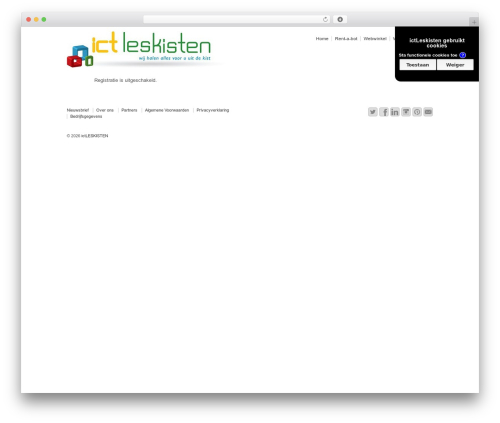 Cookie opt in WordPress plugin - ictleskisten.nl