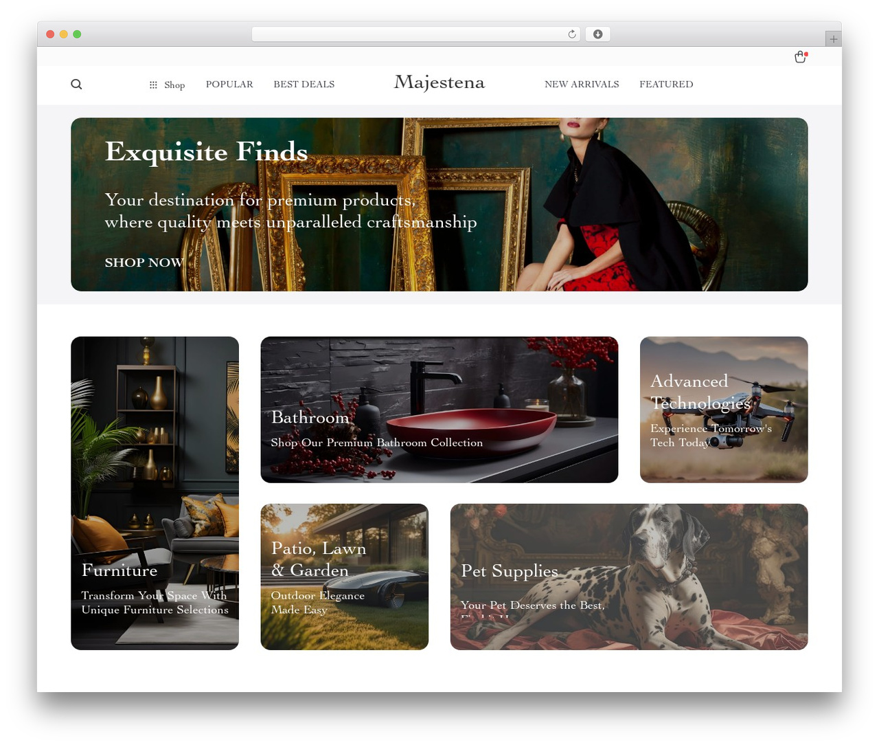 Rockwell WordPress shop theme - majestena.com Rockwell WordPress shop theme - majestena.com