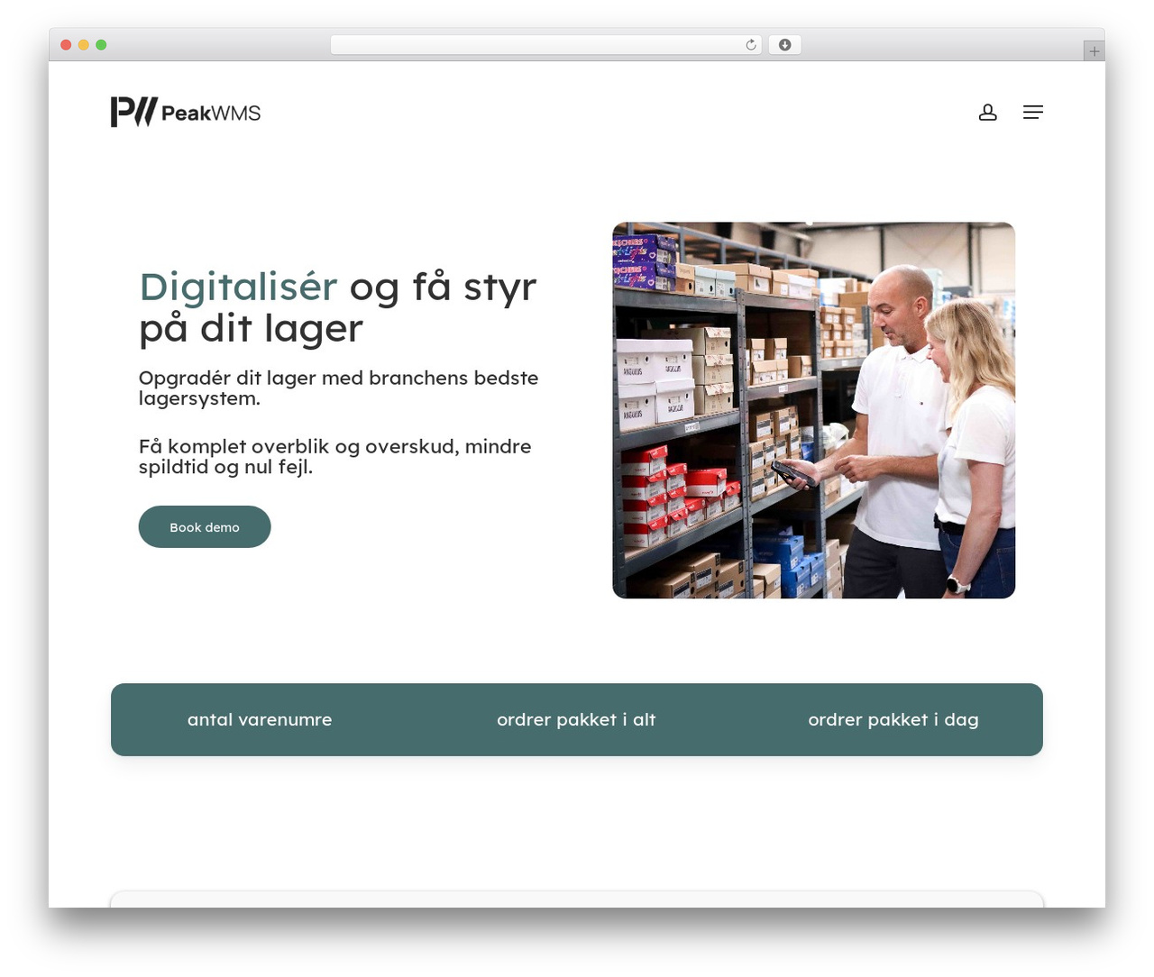 Salient WordPress theme - peakwms.com
