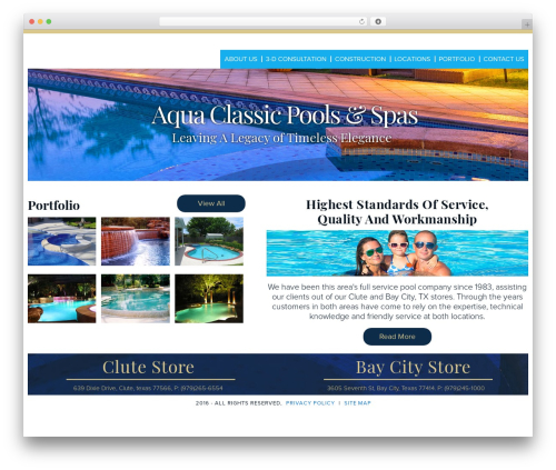 Respondjs WordPress plugin - aquaclassic.com