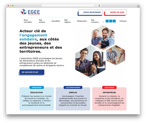 Starter Template WordPress theme - egee.asso.fr