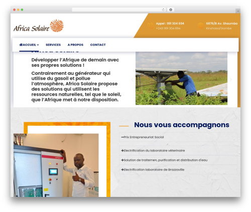 Theme WordPress Contio - africasolaire.com Theme WordPress Contio - africasolaire.com