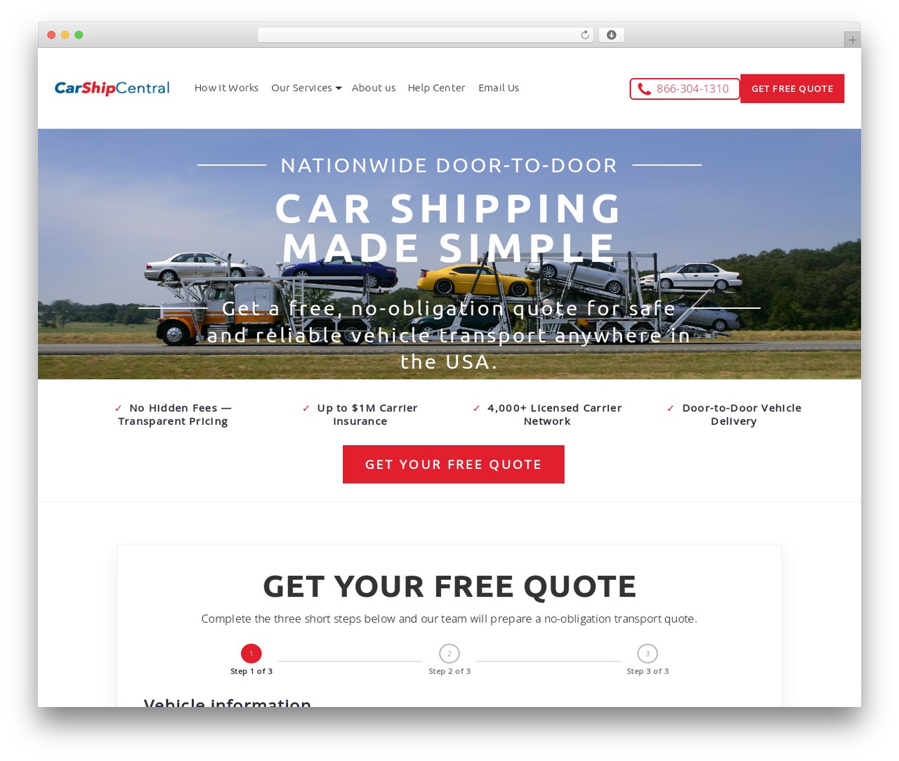 Theme WordPress Cherry Framework - carshipcentral.com