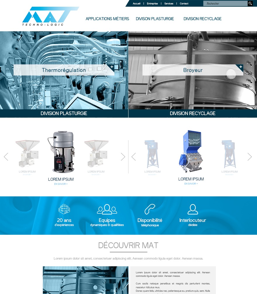 Theme WordPress Mat Technologic