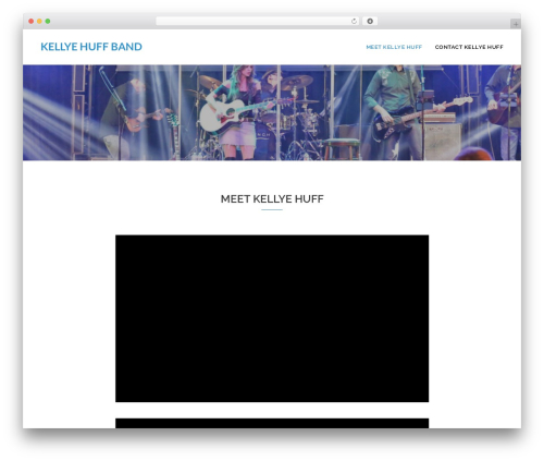 Vega theme WordPress - kellyehuffband.com