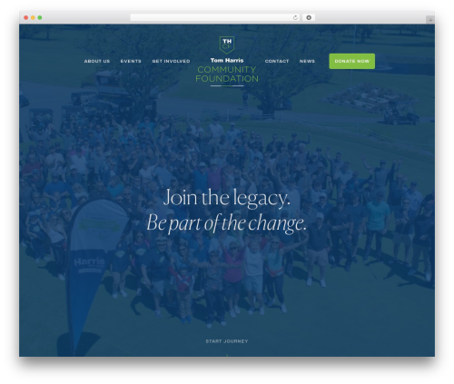 WordPress theme Array Blank Theme - tomharriscommunityfoundation.com