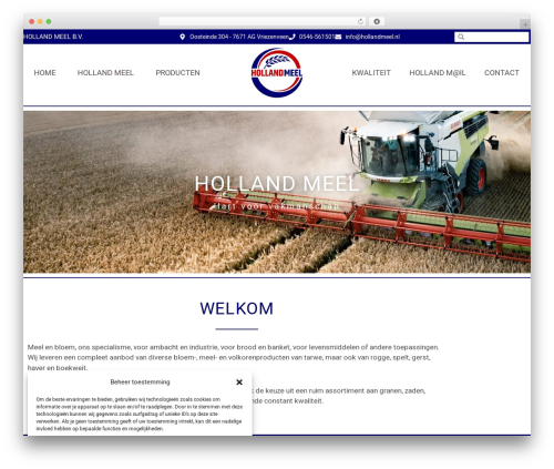 WordPress theme Astra - hollandmeel.nl