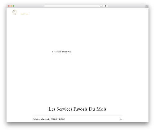 Bookme WordPress plugin - goldbeautylab.fr