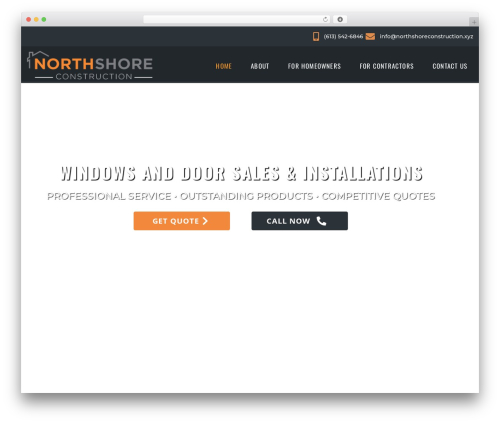 WordPress theme Kava - northshoreconstruction.xyz