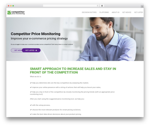 WordPress theme Maxhost - competitorpricemonitoring.com