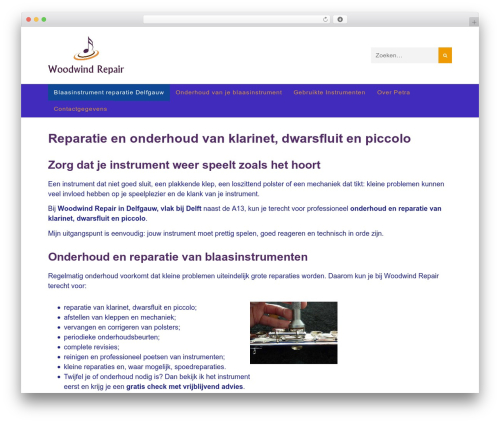 WordPress website theme mnmlwp - woodwindrepair.nl WordPress website theme mnmlwp - woodwindrepair.nl