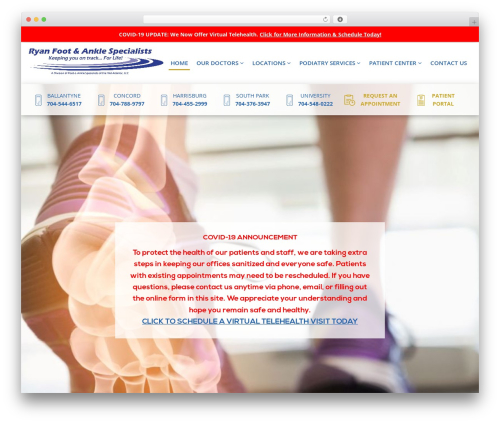 WP theme CP Theme - ryanfootandankleclinic.com