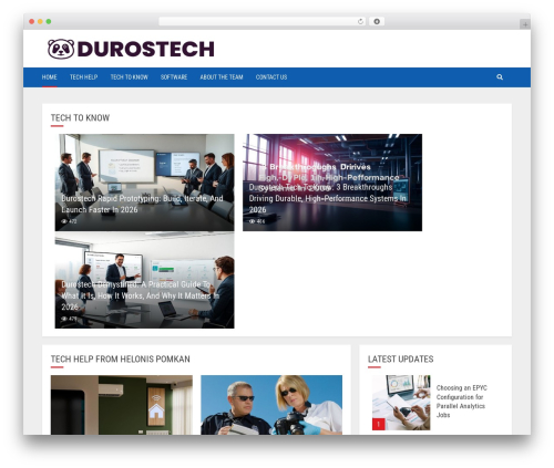 ChromeNews Pro WordPress magazine theme - durostech.com
