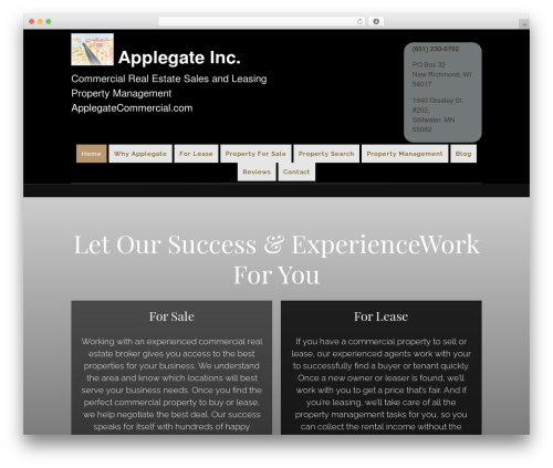 Com 2 WP theme - applegatecommercial.com