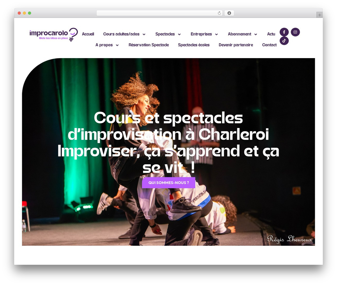 Jeveuxunsite.be WordPress theme - improcarolo.be