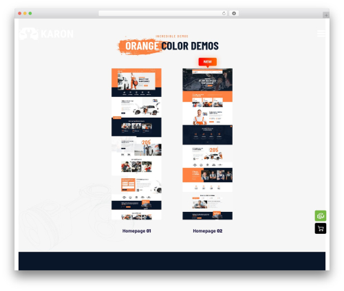 Pbminfotech theme dock WordPress plugin - karon-demo.pbminfotech.com