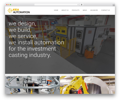 Machine WP Child WordPress theme - kea-automation.com