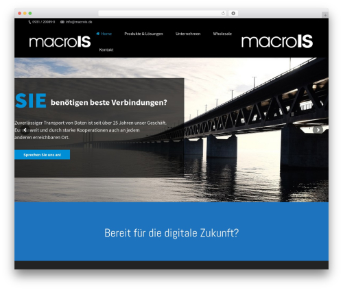 Macro WordPress theme design - macrois.com