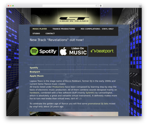 Sessions WordPress theme - lapsus-traxx.com