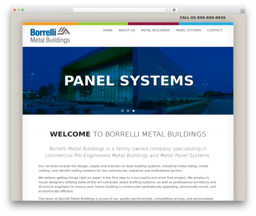 Smartbox top WordPress theme - borrellimetalbuildings.com