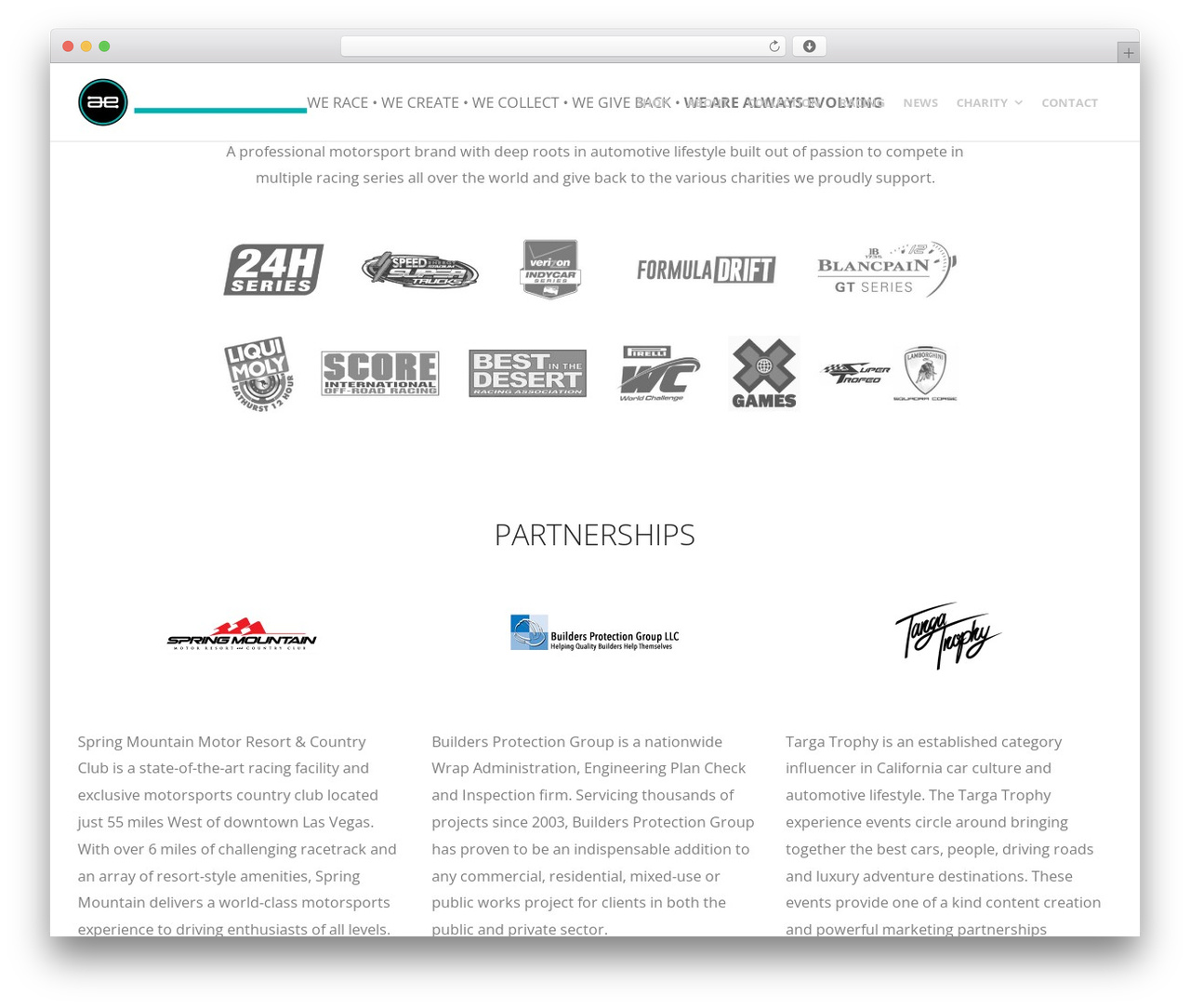 Theme WordPress Create - alwaysevolving.com