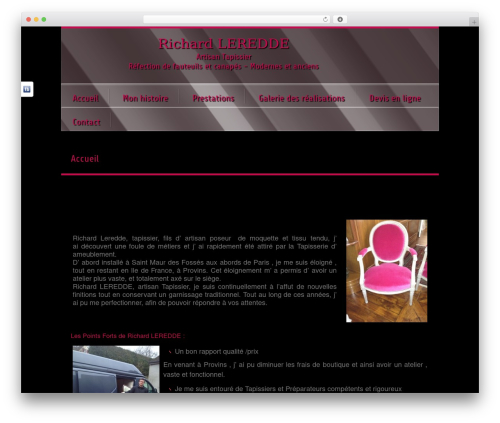 Social slider WordPress plugin - tapissier-leredde.com
