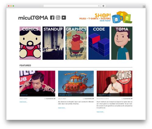 Et shortcodes WordPress plugin - micultoma.ro