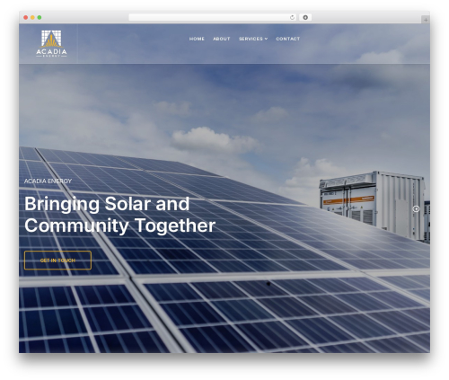 Buscom WordPress theme - acadiaenergyllc.com