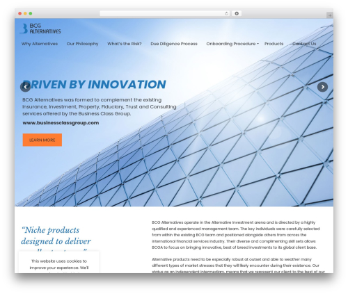 Leadinjection WordPress theme - bcgalternatives.com