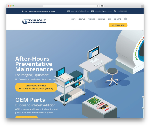 Rebytes WordPress theme - twilightmed.com