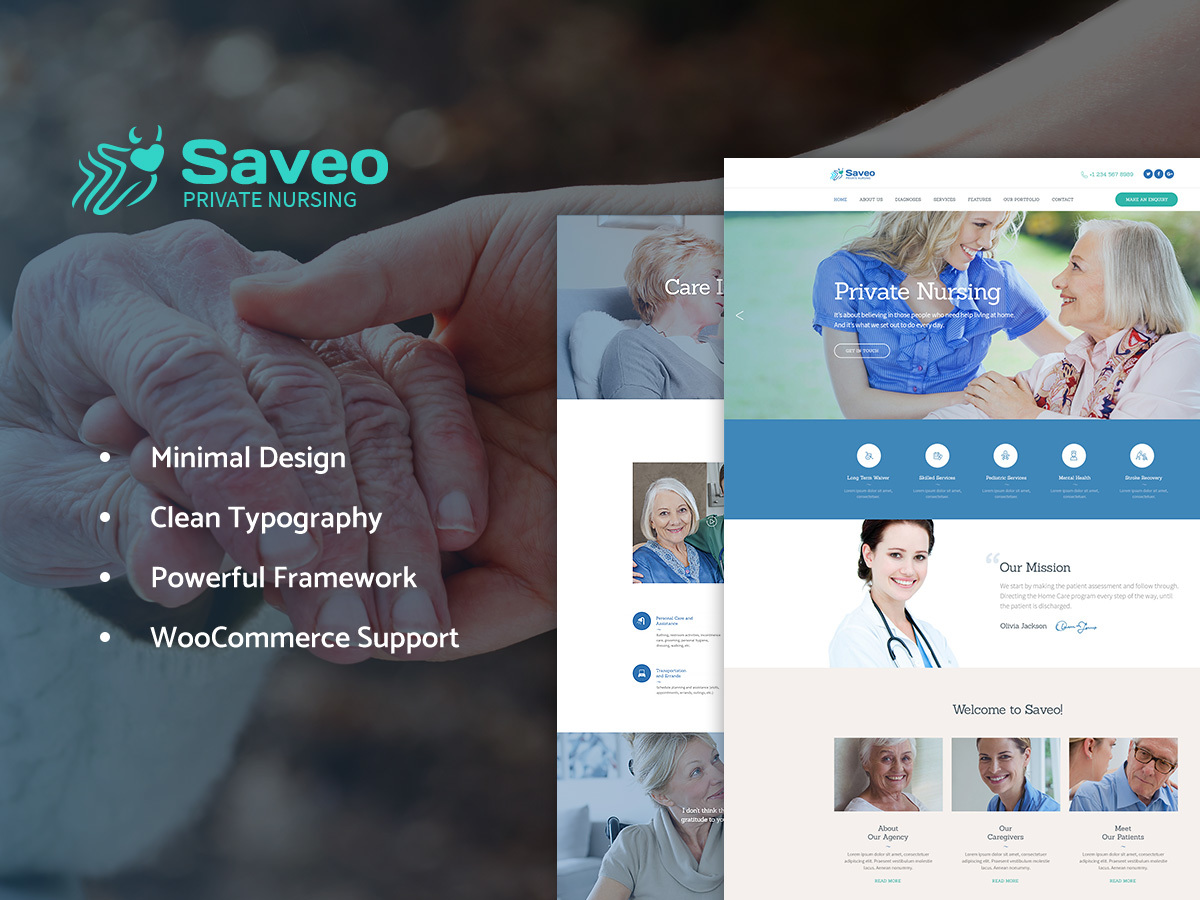 Saveo WordPress blog theme