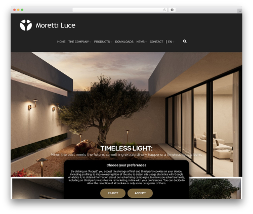 Informativa cookies WordPress plugin - morettiluce.com