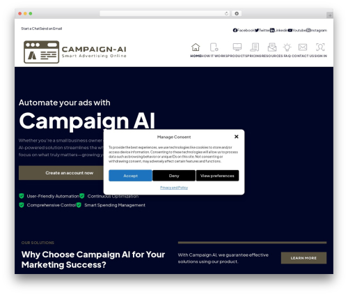 itlab WordPress theme - campaign-ai.com