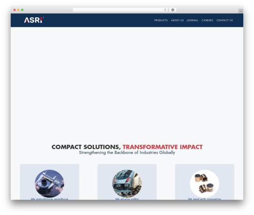 OceanWP theme WordPress - autosteel-rubber.com