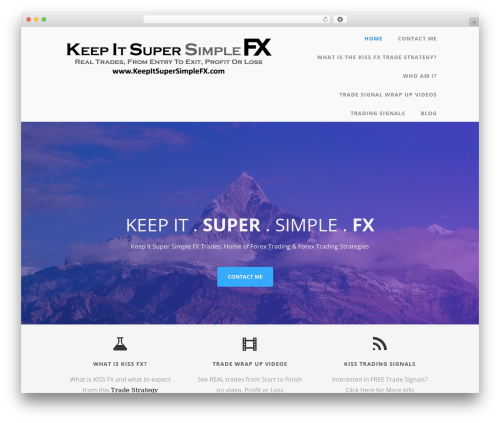 Optimizer WP theme - keepitsupersimplefx.com