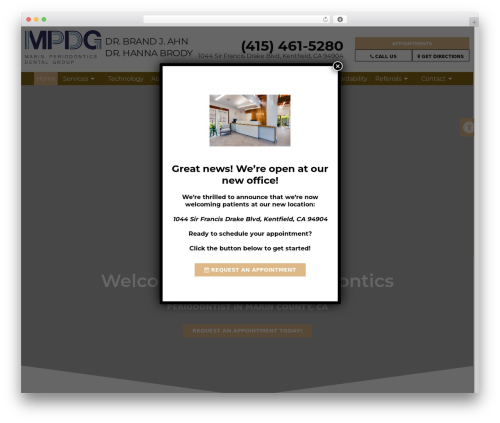 Parent Theme WordPress theme - marinperio.com