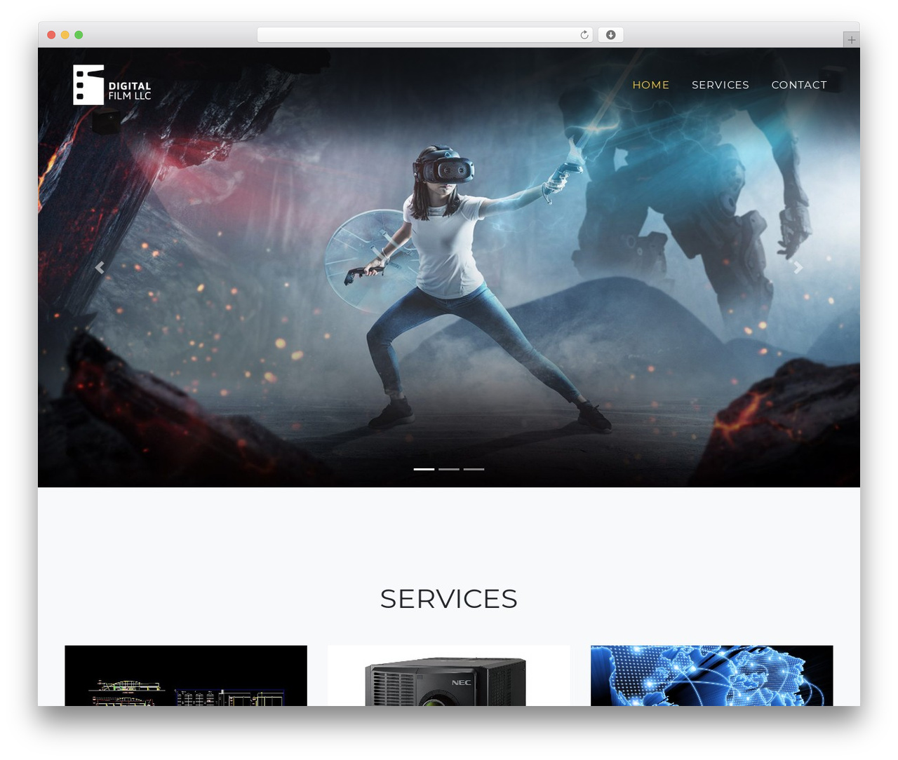 Theme WordPress MDBootstrap4 - digitalfilmplus.com