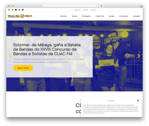 Theme WordPress Hello Elementor - cuacfm.org