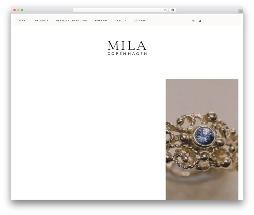 WordPress theme Chamomile - milacopenhagen.com