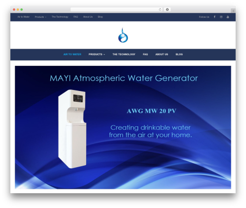 WordPress theme Shuttle - mayiwaters.com