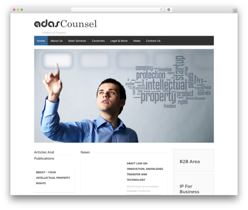 WordPress theme Centum - adasip.com