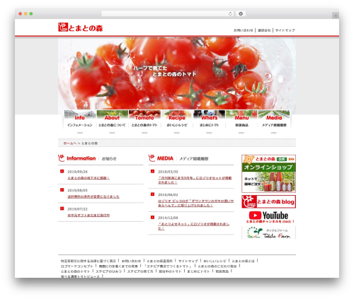 WordPress theme handsvalue - tomatonomori.com