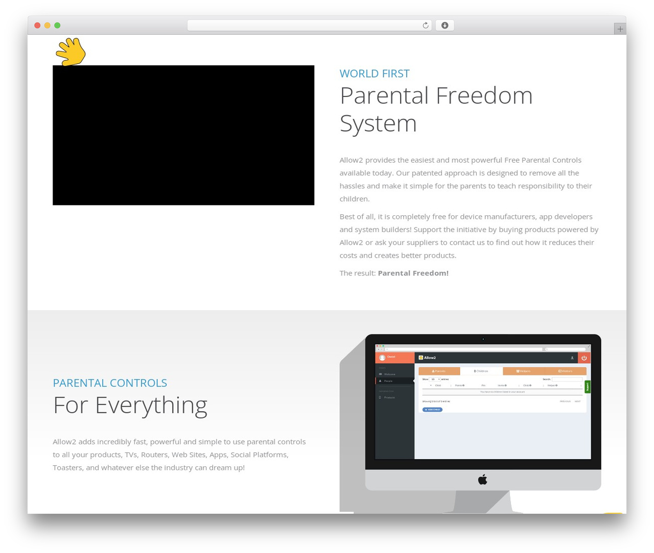 WordPress theme The7 - allow2.com